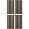 AKUSTIKPANEEL Echtholz 52/104/2,2 cm 4 Stück  - Walnussfarben, Konventionell, Holz/Kunststoff (52/104/2,2cm)