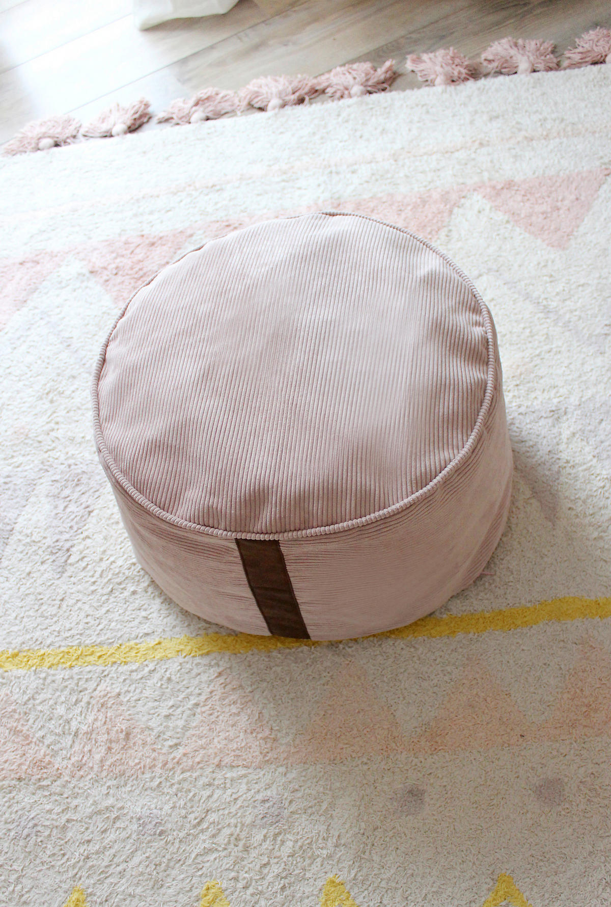 SITZSACK Cord Uni 50 L  - Rosa, Basics, Textil (50/25/50cm) - Xora