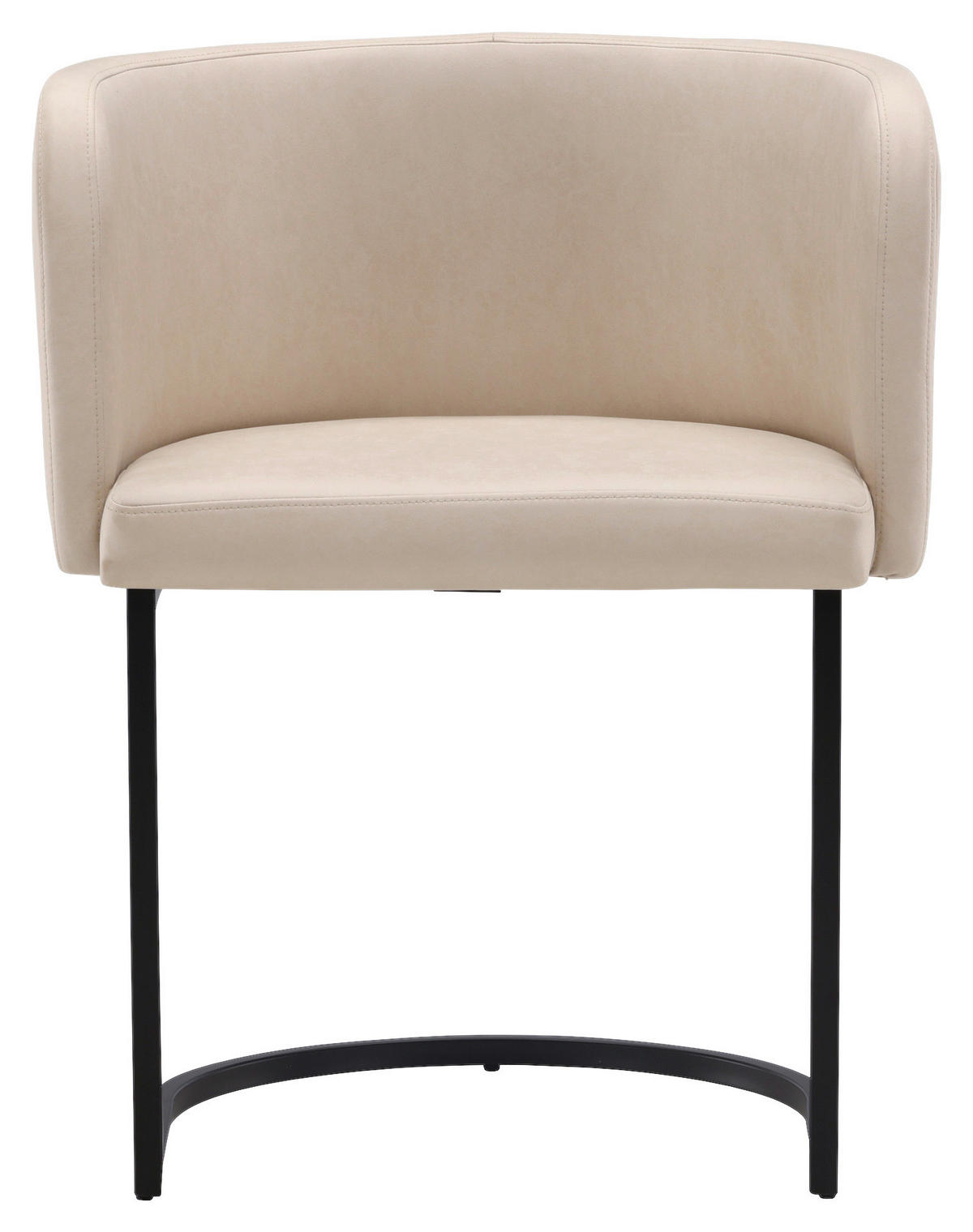 STOL stål flatväv  - beige/svart, Design, metall/textil (58/75/60cm) - Livetastic