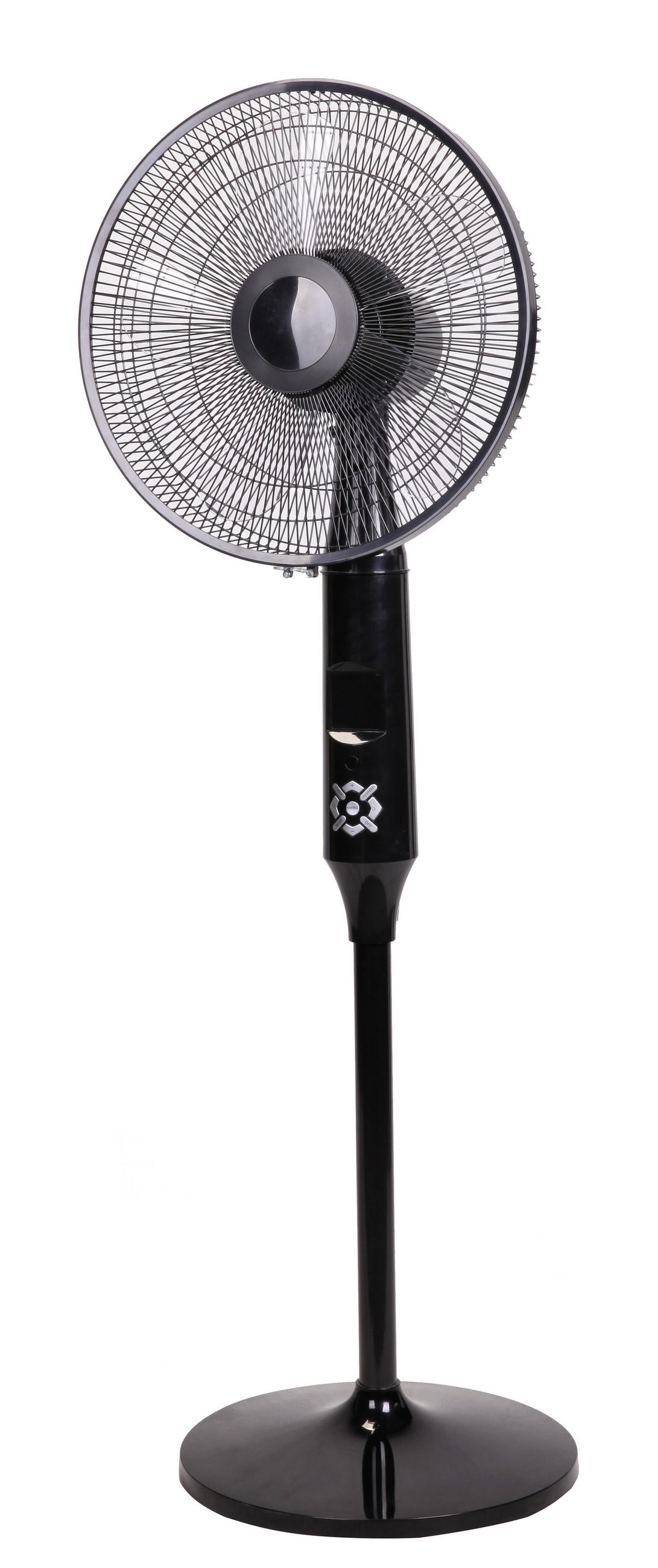 STANDVENTILATOR - Schwarz, KONVENTIONELL, Kunststoff/Metall (40/46cm) - Atrigo