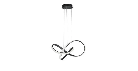 LED-HÄNGELEUCHTE 55/27 cm - Schwarz, Design, Metall (55/27cm) - Ambiente