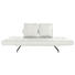 SCHLAFSOFA Lederlook Weiß - Chromfarben/Weiß, Design, Textil/Metall (210/68/90cm) - Innovation