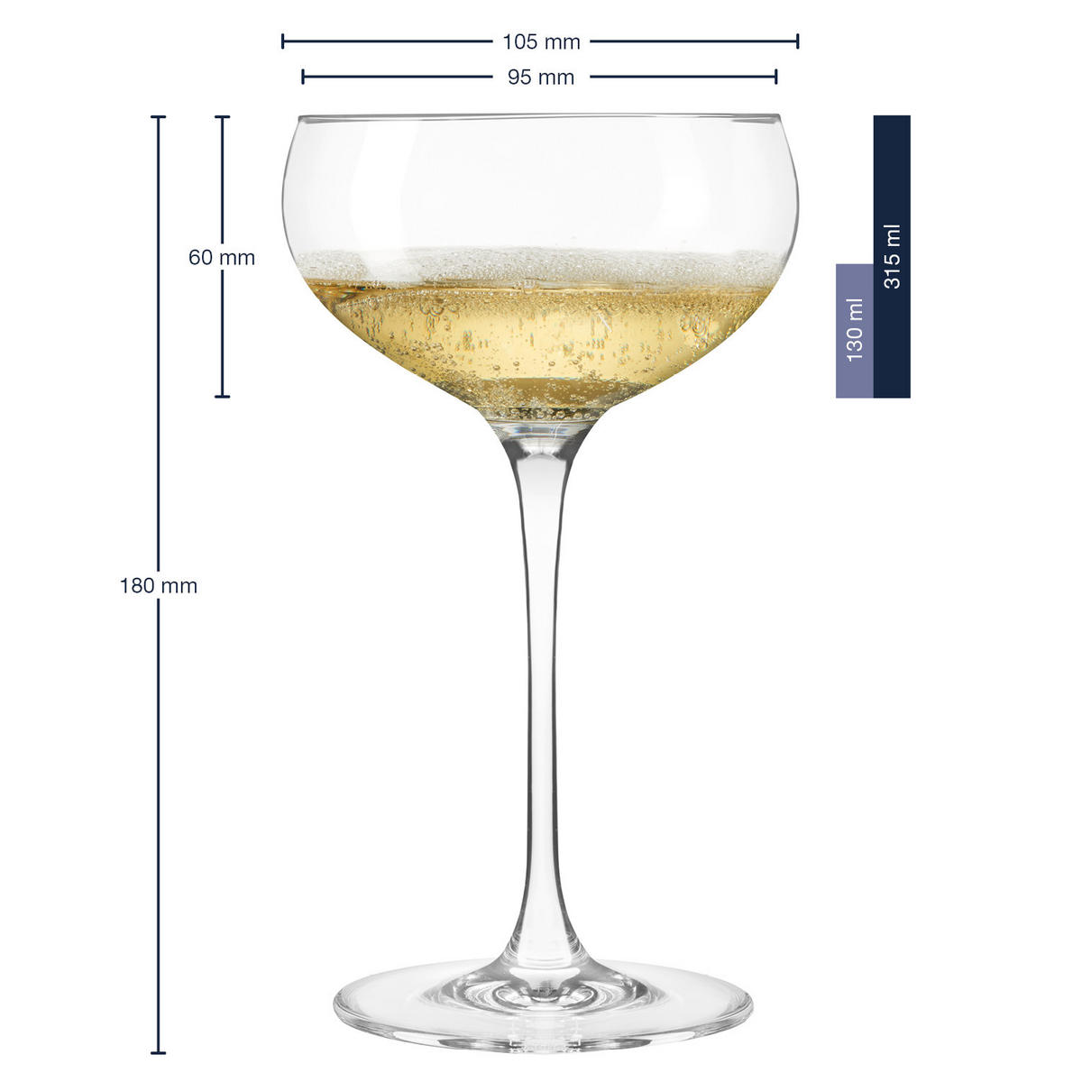 GLÄSERSET Cheers 6-teilig  - Transparent, Basics, Glas (10,5/18cm) - Leonardo