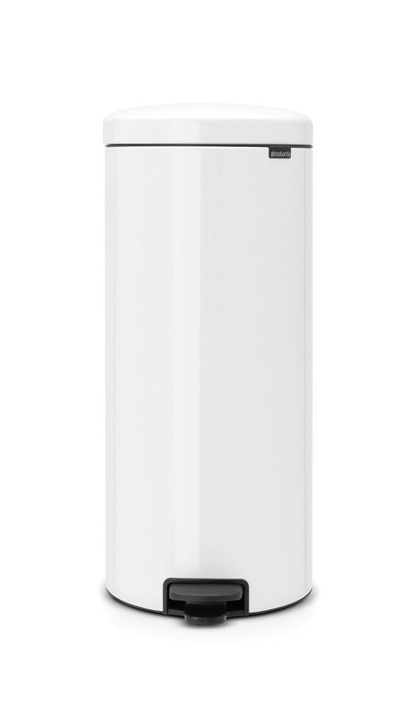 ABFALLEIMER NEW ICON 30 L  - Weiß, Design, Kunststoff/Metall (29,3/67,9/38cm) - Brabantia