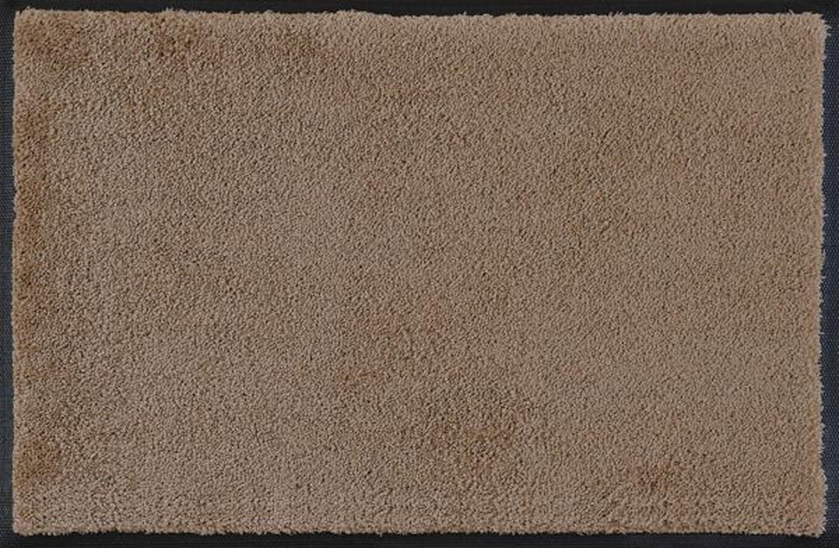 LÄUFER 75/190 cm Taupe Taupe  - Taupe, KONVENTIONELL, Kunststoff (75/190cm) - wash+dry