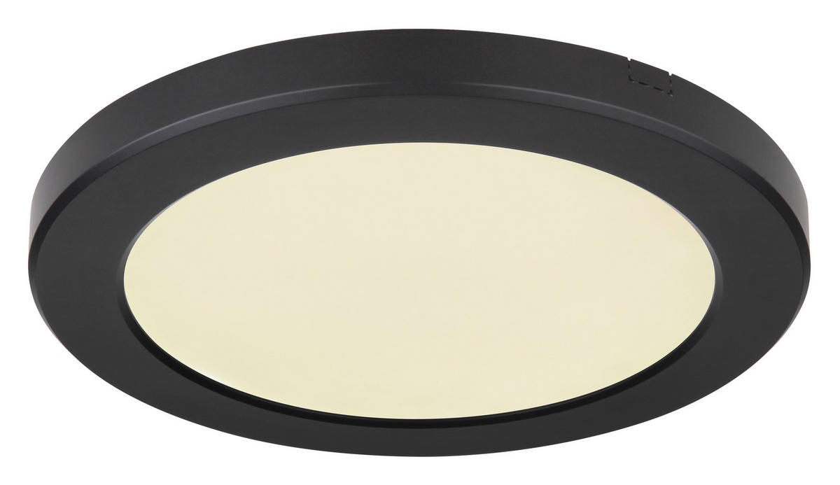 LED SVJETILJKA STROPNA  - crna, Basics, plastika (22/1,8cm) - Boxxx