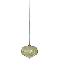 Decorațiune De Agățat - verde, Trend, sticlă (20/21cm) - Ambia Home