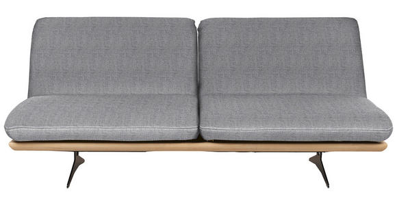SCHLAFSOFA Palermo in Eichefarben, Hellgrau  - Eichefarben/Beige, Design, Holz/Textil (204/92/90cm) - Dieter Knoll