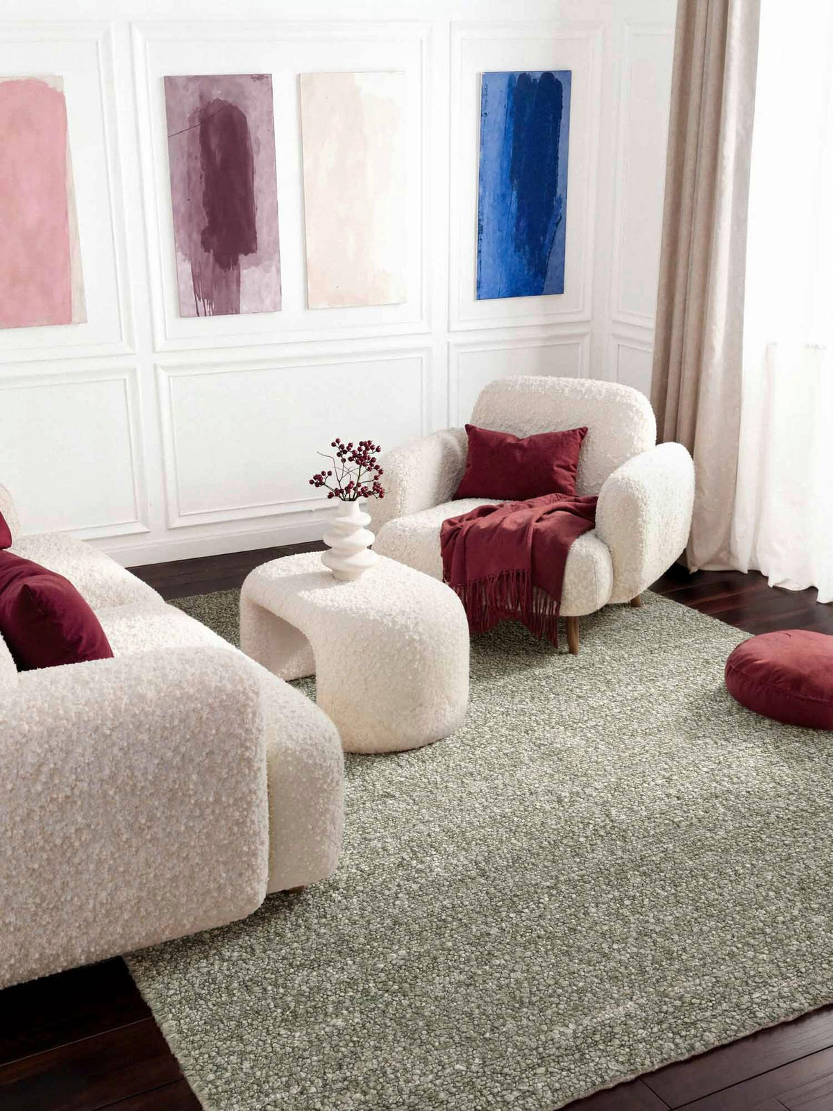 WEBTEPPICH 160/230 cm Notting Hill Grün  - Grün, Basics, Textil (160/230cm) - Ted Baker