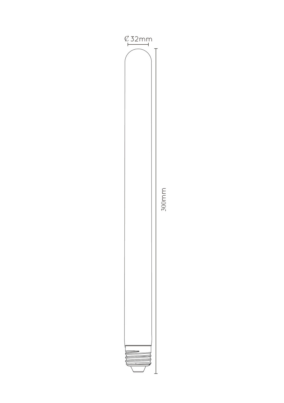 LED-SIJALKA  T32 //// - barve jantarja, Basics, steklo (3.2/30cm)