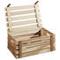 Holzkiste 3er Set mit Riemen - Braun, Holz/Kunststoff Holzkiste 3er Set mit Riemen - Braun, Holz/Kunststoff