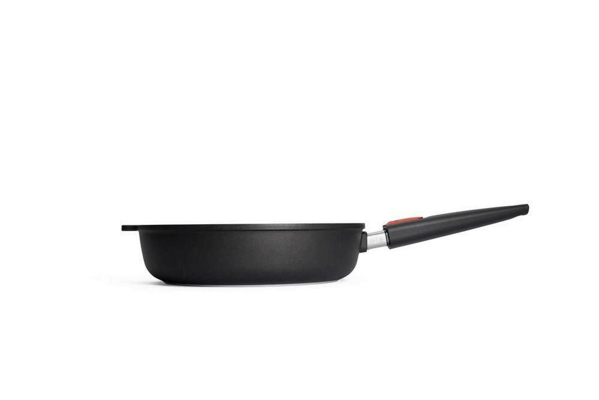 BRATPFANNE Nowo-Titanium PTFE-Antihaftbeschichtung 28 cm  - Anthrazit, Basics, Metall (28cm) - WOLL