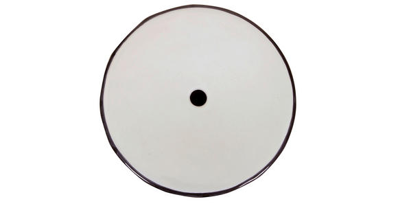 BEISTELLTISCH 33/33/45 cm Schwarz, Weiß  - Schwarz/Weiß, Design, Keramik (33/33/45cm) - Landscape