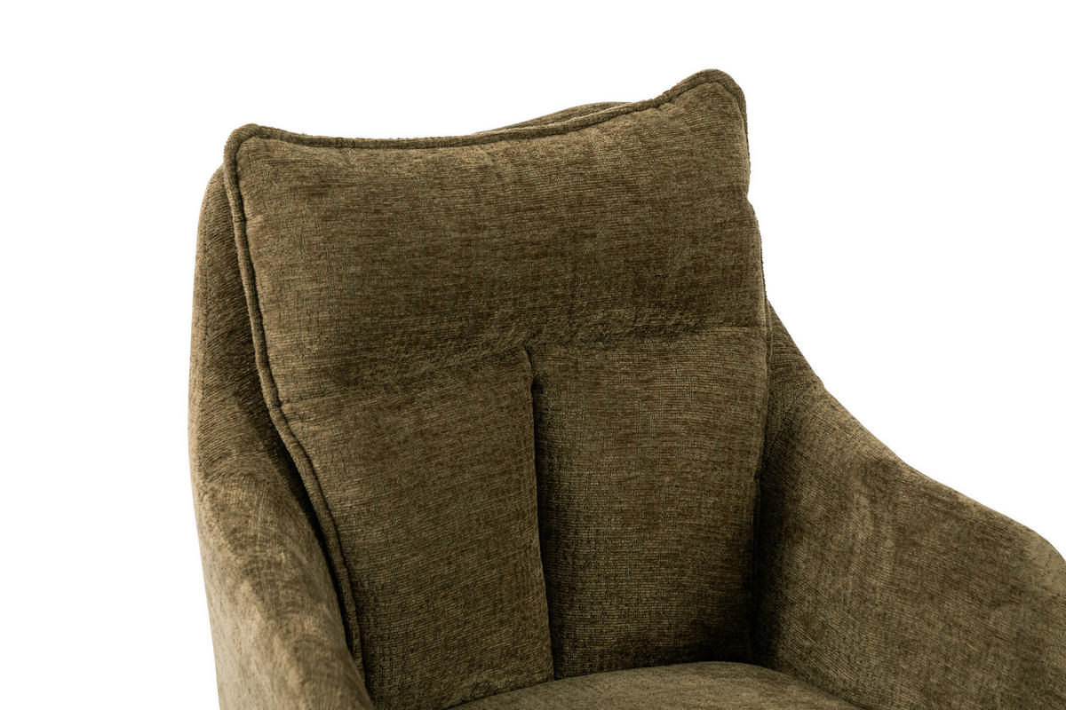 DREHSTUHL Webstoff Grün, Schwarz  - Schwarz/Grün, Modern, Kunststoff/Textil (58/85-93/58cm) - MID.YOU
