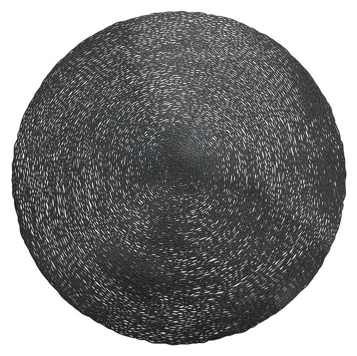 TISCHSET Kunststoff Schwarz 38 cm  - Schwarz, Basics, Kunststoff (38cm)
