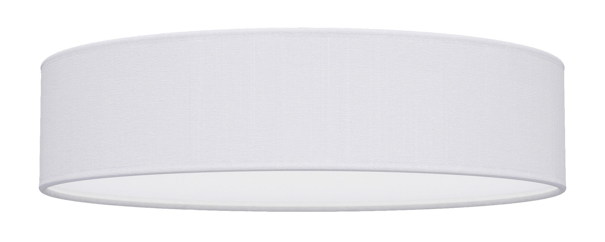 MENNYEZETI LÁMPA - fehér, Design, műanyag/textil (40/15cm)