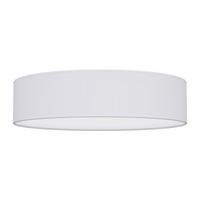 MENNYEZETI LÁMPA - fehér, Design, műanyag/textil (40/15cm)