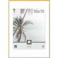 BILDERRAHMEN Goldfarben  - Goldfarben, Basics, Glas/Kunststoff (50/70cm)