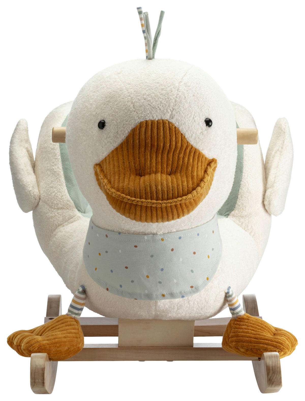 SCHAUKELTIER Edda  - Türkis, Basics, Holz/Textil (63/35/47cm) - Sterntaler