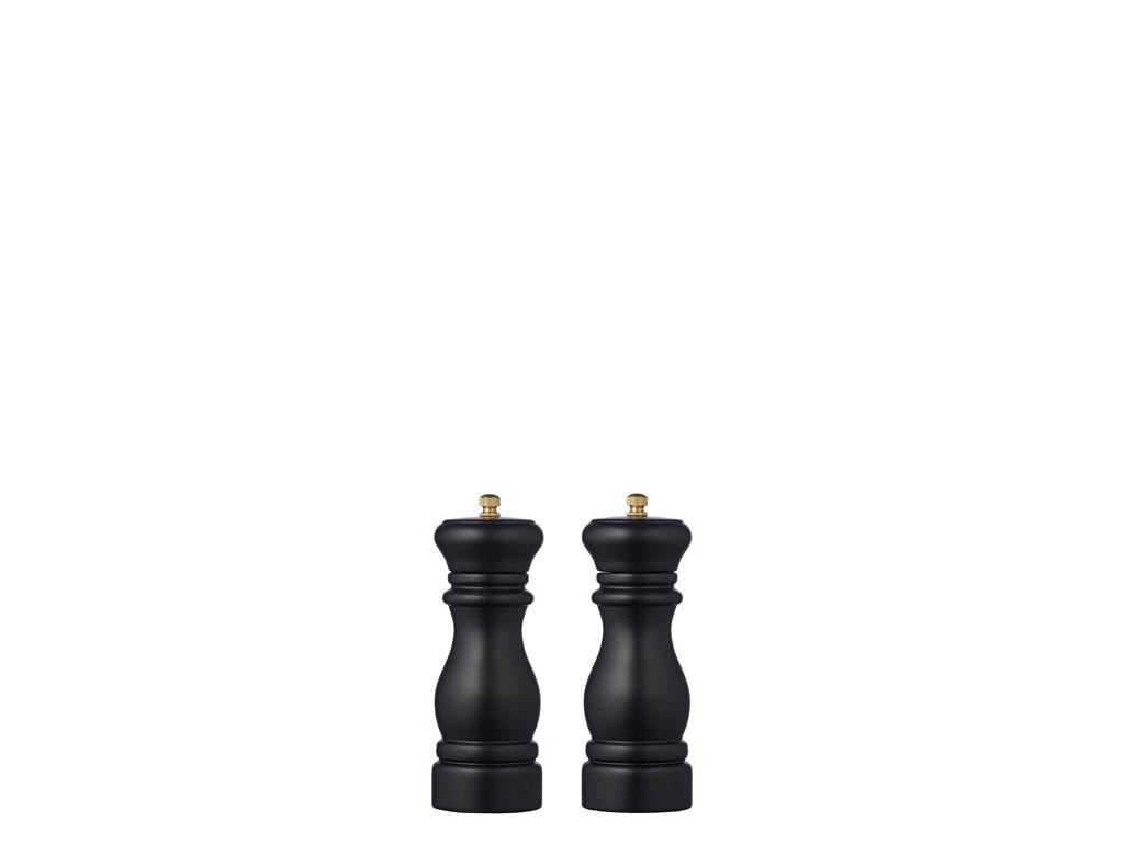 SALT- OCH PEPPARKVARN  5,8/16,5/5,8 cm   - svart, Basics, trä (5,8/16,5/5,8cm) - Tareq Taylor