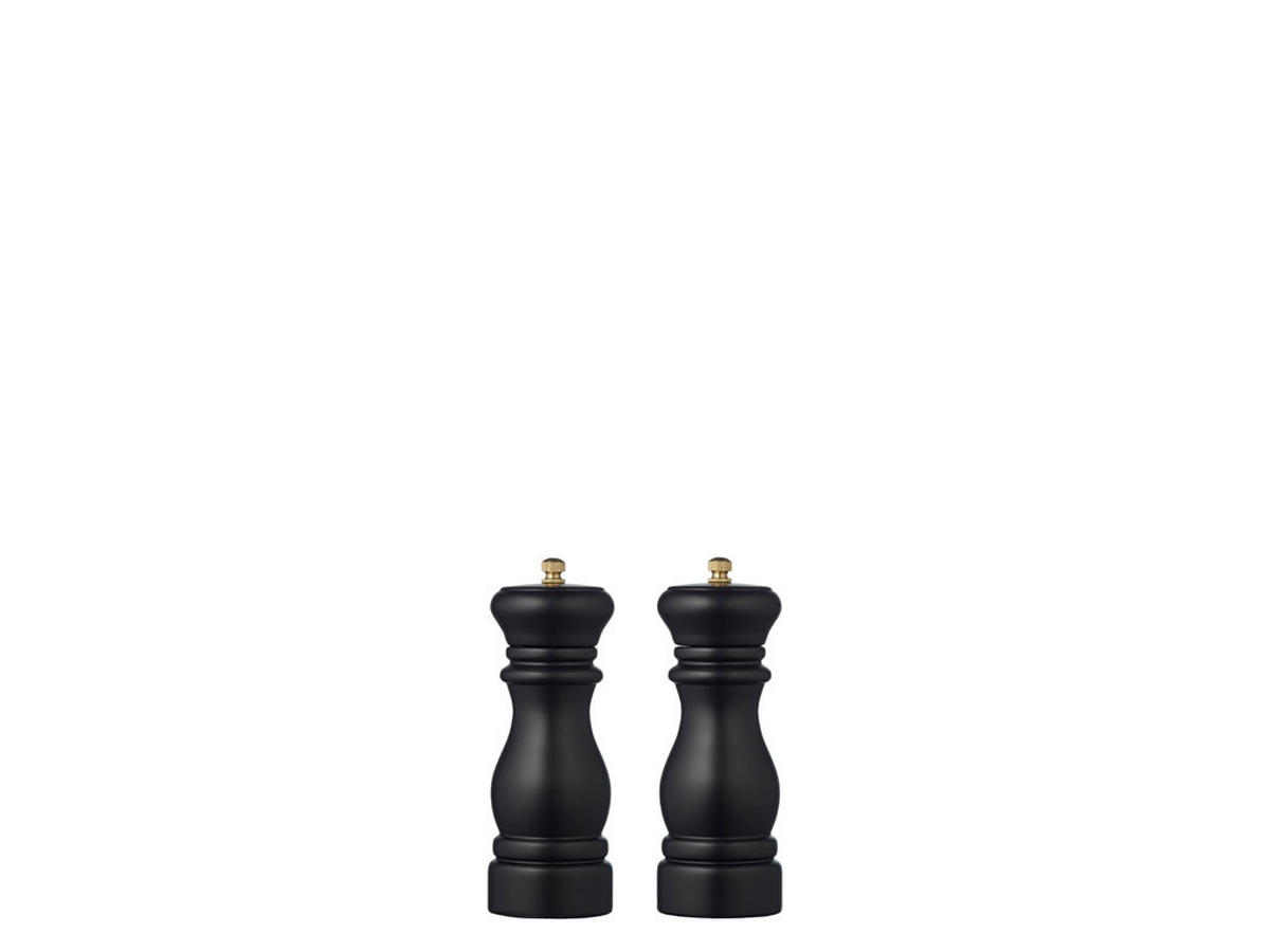 SALT- OCH PEPPARKVARN  5,8/16,5/5,8 cm   - svart, Basics, trä (5,8/16,5/5,8cm) - Tareq Taylor
