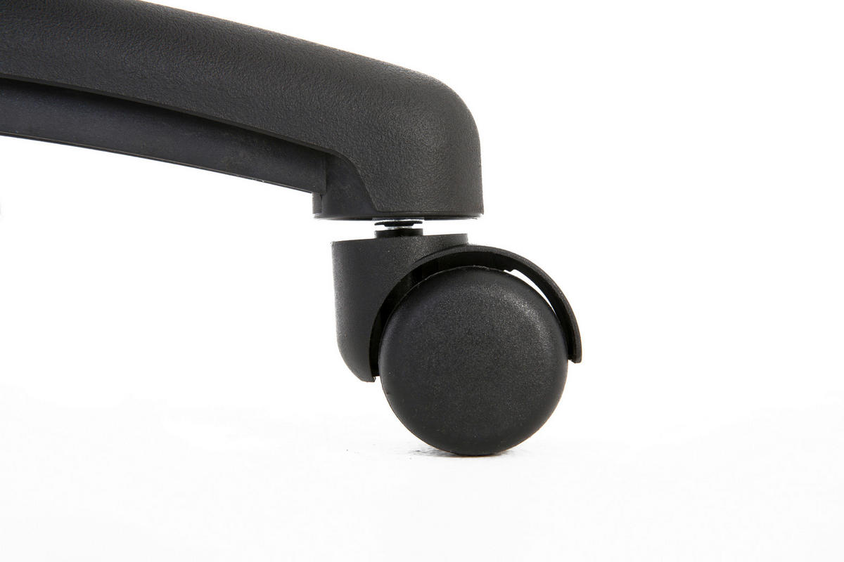 PISARNIŠKI STOL kovina, umetna masa, tekstil črna, svetlo siva  - črna/svetlo siva, Design, kovina/umetna masa (66/115-123/70cm) - Venda