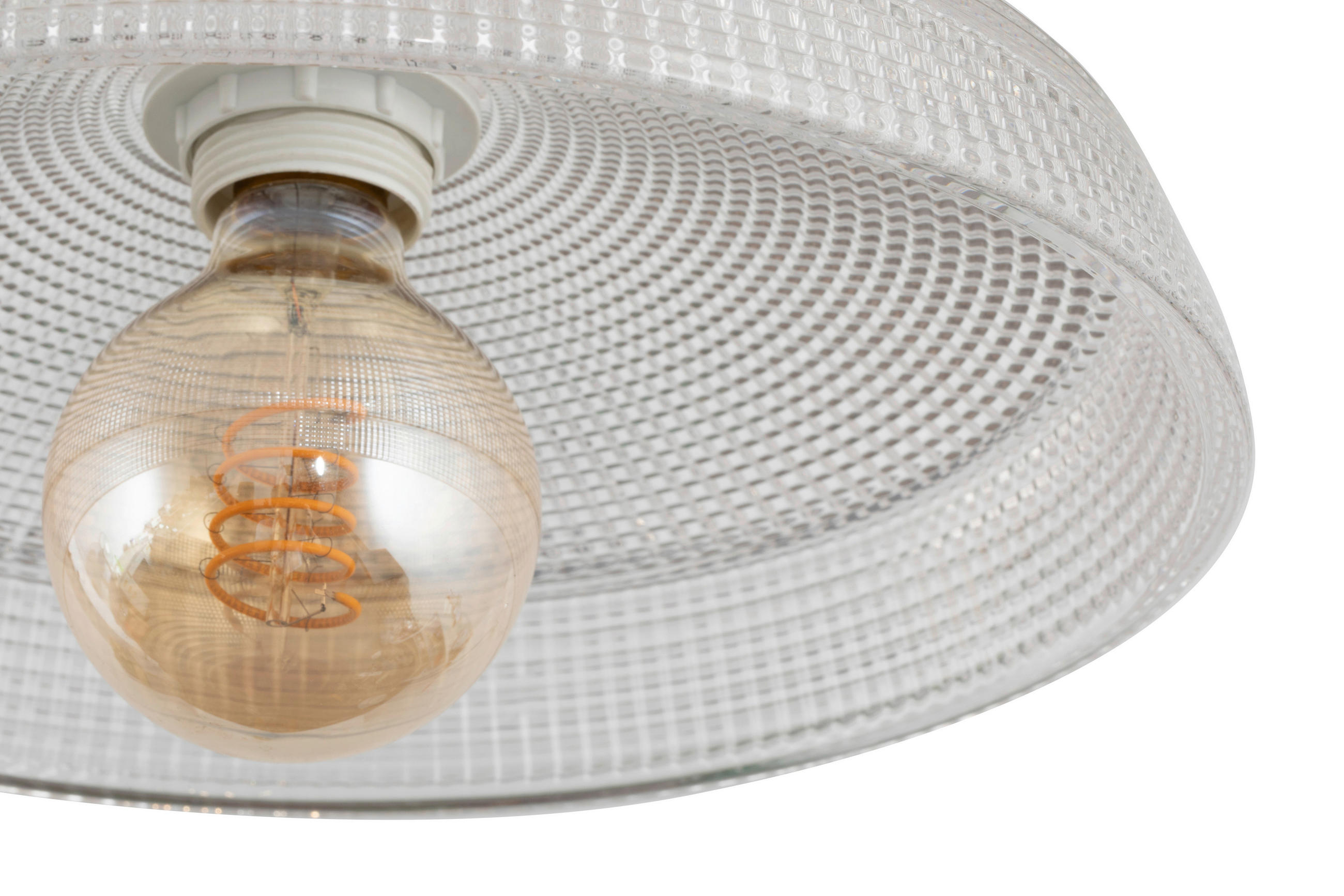 HÄNGELEUCHTE 30/113 cm   - Klar, Trend, Glas/Metall (30/113cm) - Novel