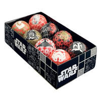 CHRISTBAUMKUGEL-SET Star Wars  - Multicolor, Basics, Textil (6.5cm) - Star Wars