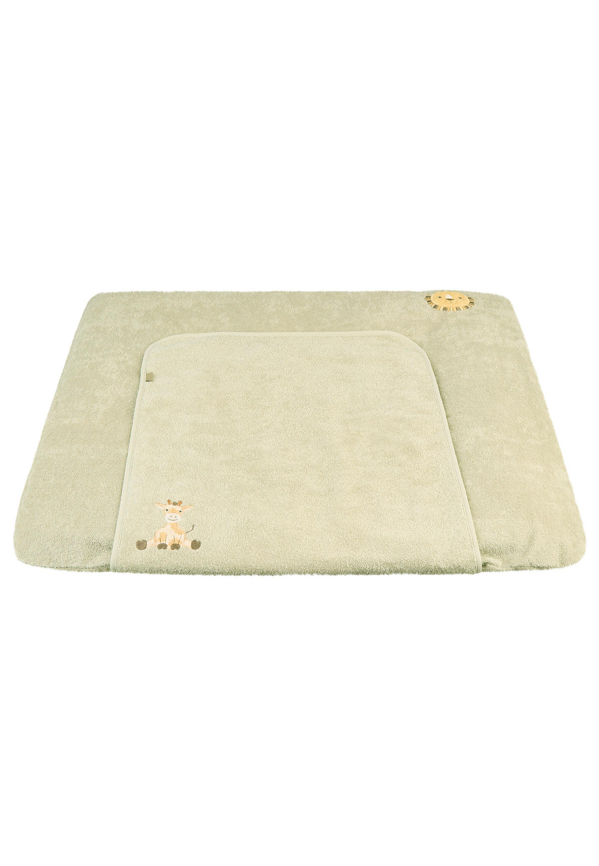 WICKELAUFLAGENBEZUG Safari 80/90/0,5 cm  - Mintgrau, Basics, Textil (80/90/0,5cm) - Sterntaler