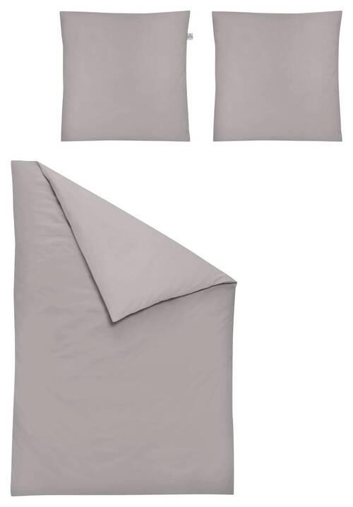 POVLEČENÍ, biber, šedohnědá, 155/220 cm - šedohnědá, Konvenční, textil (155/220cm)