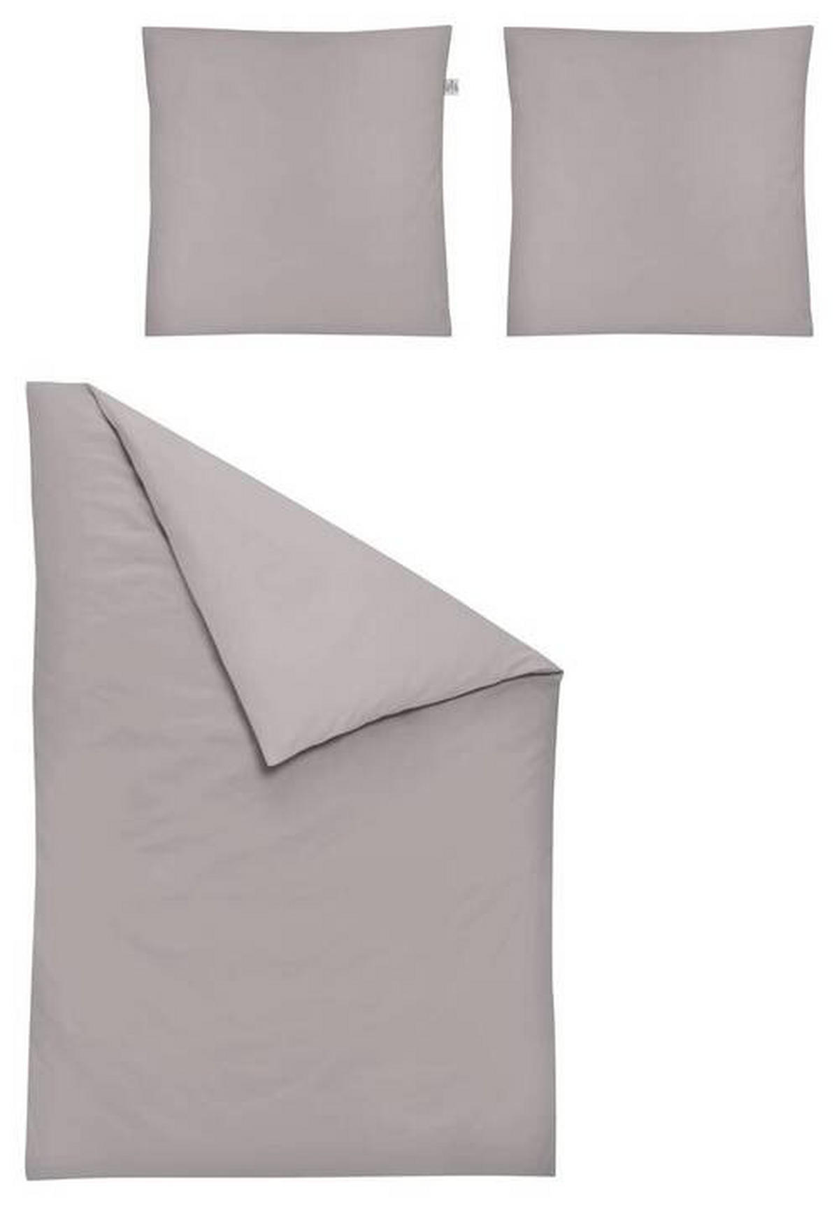 POSTEĽNÁ BIELIZEŇ, biber, taupe, 155/220 cm - taupe, Konventionell, textil (155/220cm)