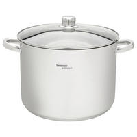 SOPPGRYTA 11 l  - klar/stålfärgad, Basics, metall/glas (28/20,5cm) - Homeware Profession.
