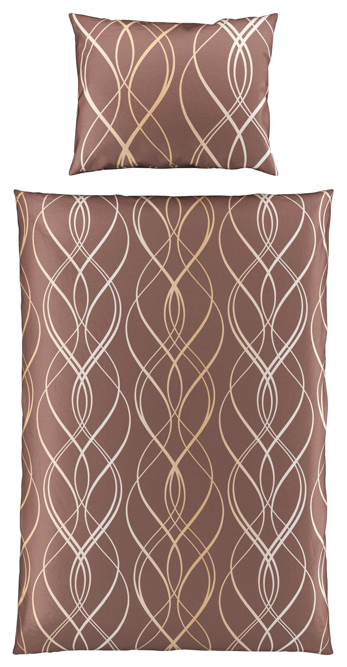 ÁGYNEMŰHUZAT-GARNITÚRA 140/200 cm  - taupe, Konventionell, textil (140/200cm) - Esposa