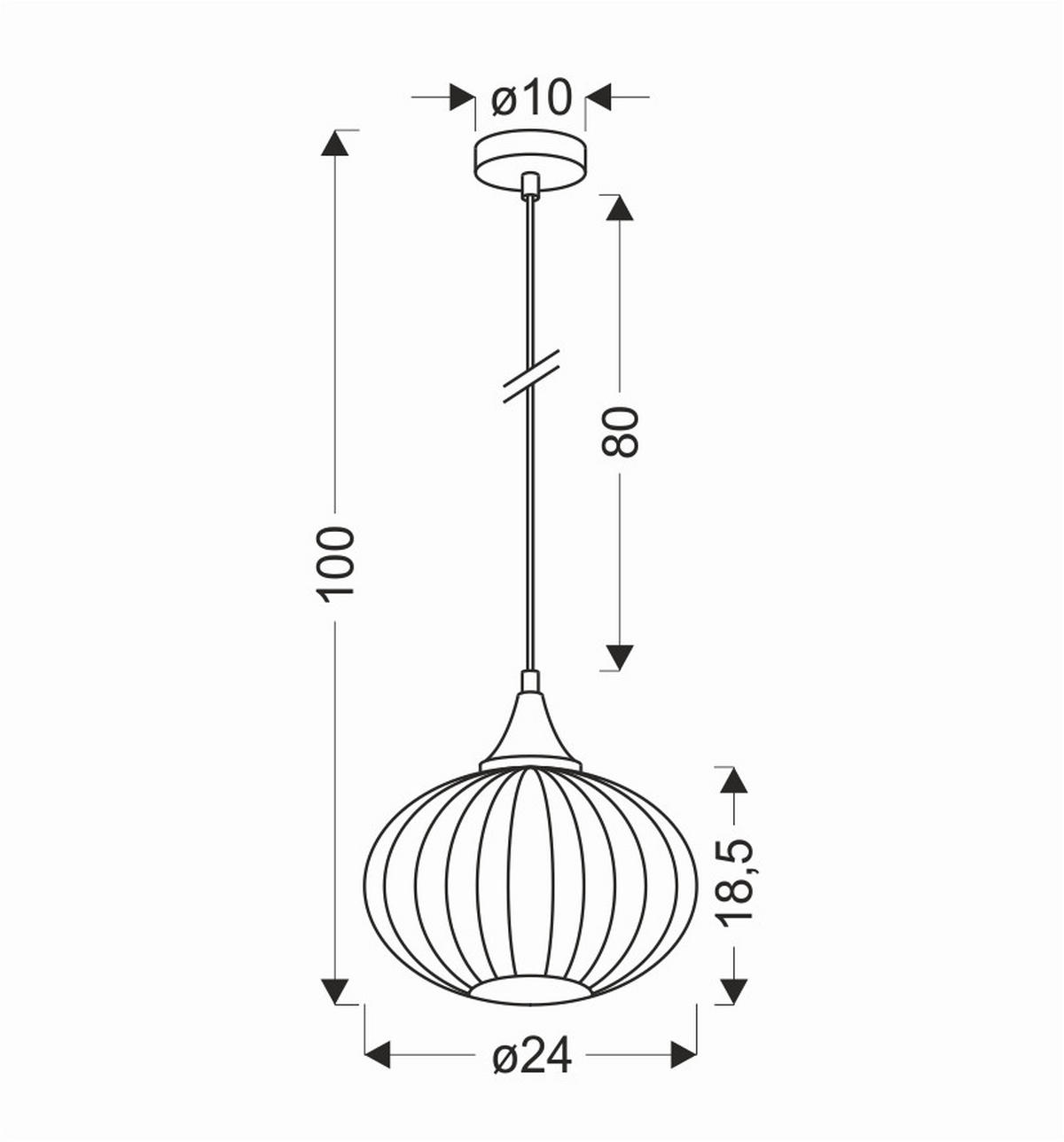 PENDELLAMPA Exeter 24/24/90 cm  - svart, Design, metall/glas (24/24/90cm)