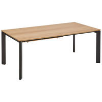 ESSTISCH in Metall, Holzwerkstoff 160-240/95/76 cm  - Eichefarben, Basics, Holzwerkstoff/Metall (160-240/95/76cm) - Celina Home