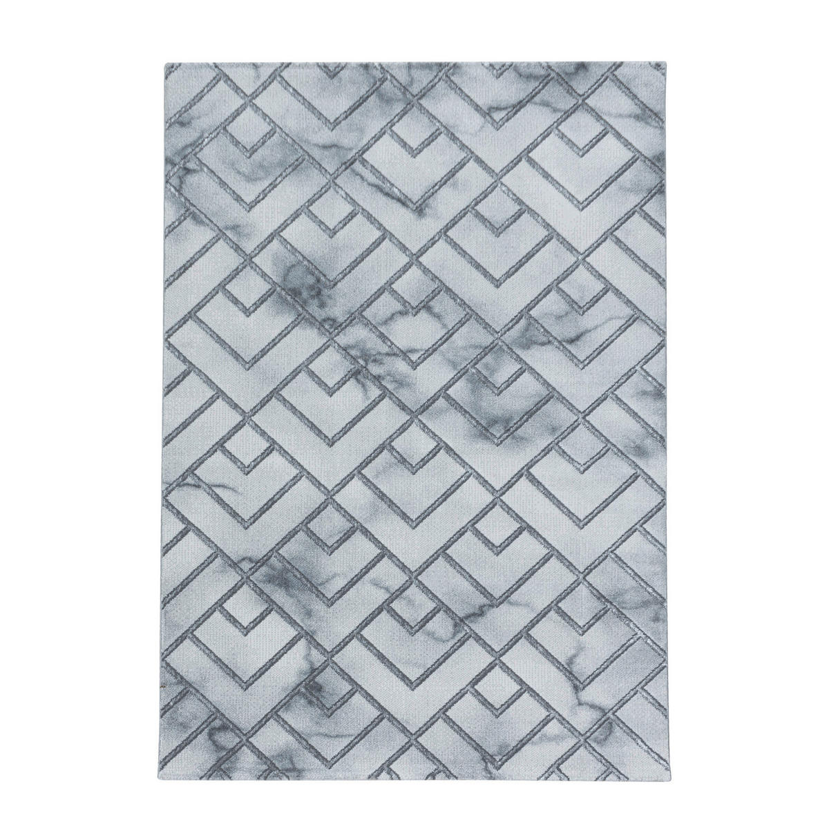 VÄVD MATTA 160/230 cm Naxos 3813 silber  - silver, Design, textil (160/230cm)