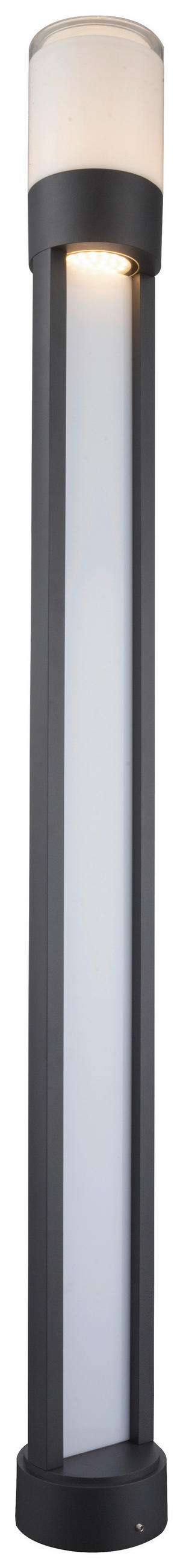 CESTNA SVETILKA        11/110 cm       - siva/opal, Basics, kovina/umetna masa (11/110cm) - Globo