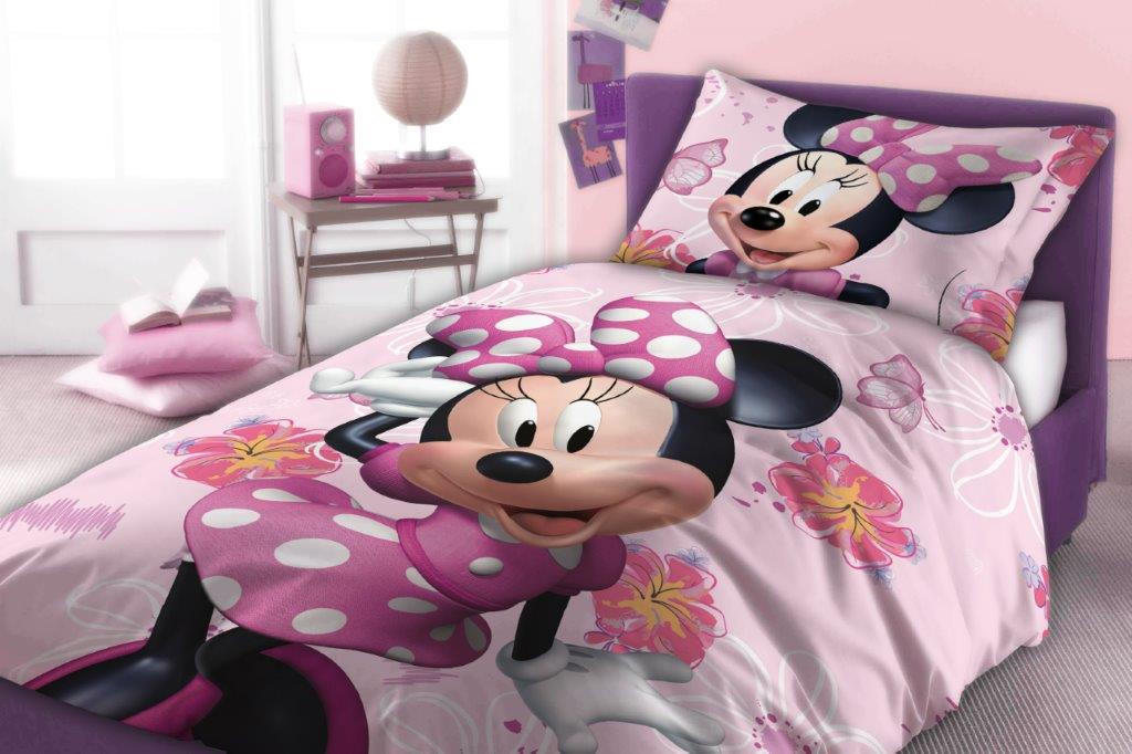 DEČJA POSTELJINA 140/200 cm renforcé tkanina pink - pink, Konvencionalno, tekstil (140/200cm) - Disney