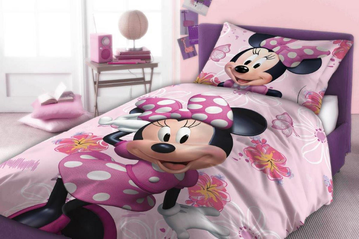 OTROŠKA POSTELJNINA 140/200 cm renforcé pink  - pink, Konvencionalno, tekstil (140/200cm) - Disney