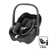 BABYSCHALE Pebble 360 Essential Black   - Schwarz, Basics, Kunststoff/Textil (44/56/67cm) - Maxi-Cosi