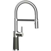 KÜCHENARMATUR 558000SIL  - Chromfarben/Dunkelgrau, Basics, Stein/Metall (5,2/43,6/19,6cm) - Schock