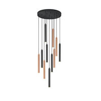 ZÁVESNÉ LED SVIETIDLO, 40/150 cm  - čierna/biela, Design, kov/plast (40/150cm) - Musterring
