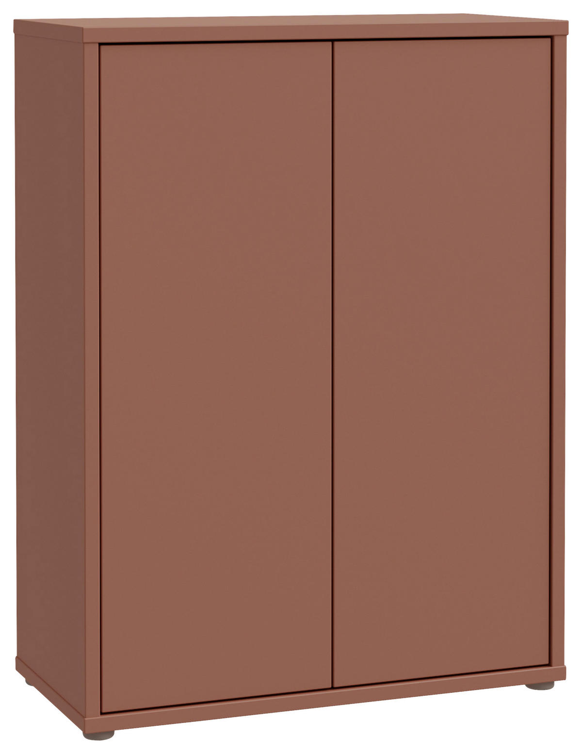 SCHUHSCHRANK Alice Springs  in 74,5/99,1/34,9 cm  - Terracotta/Grau, MODERN, Holzwerkstoff/Kunststoff (74,5/99,1/34,9cm) - Xora