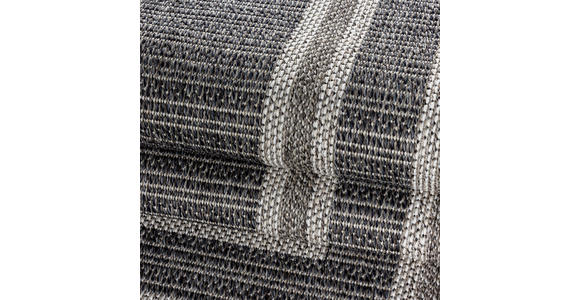 FLACHWEBETEPPICH 120/170 cm Aruba Grau - Grau, Design, Textil (120/170cm) - Novel