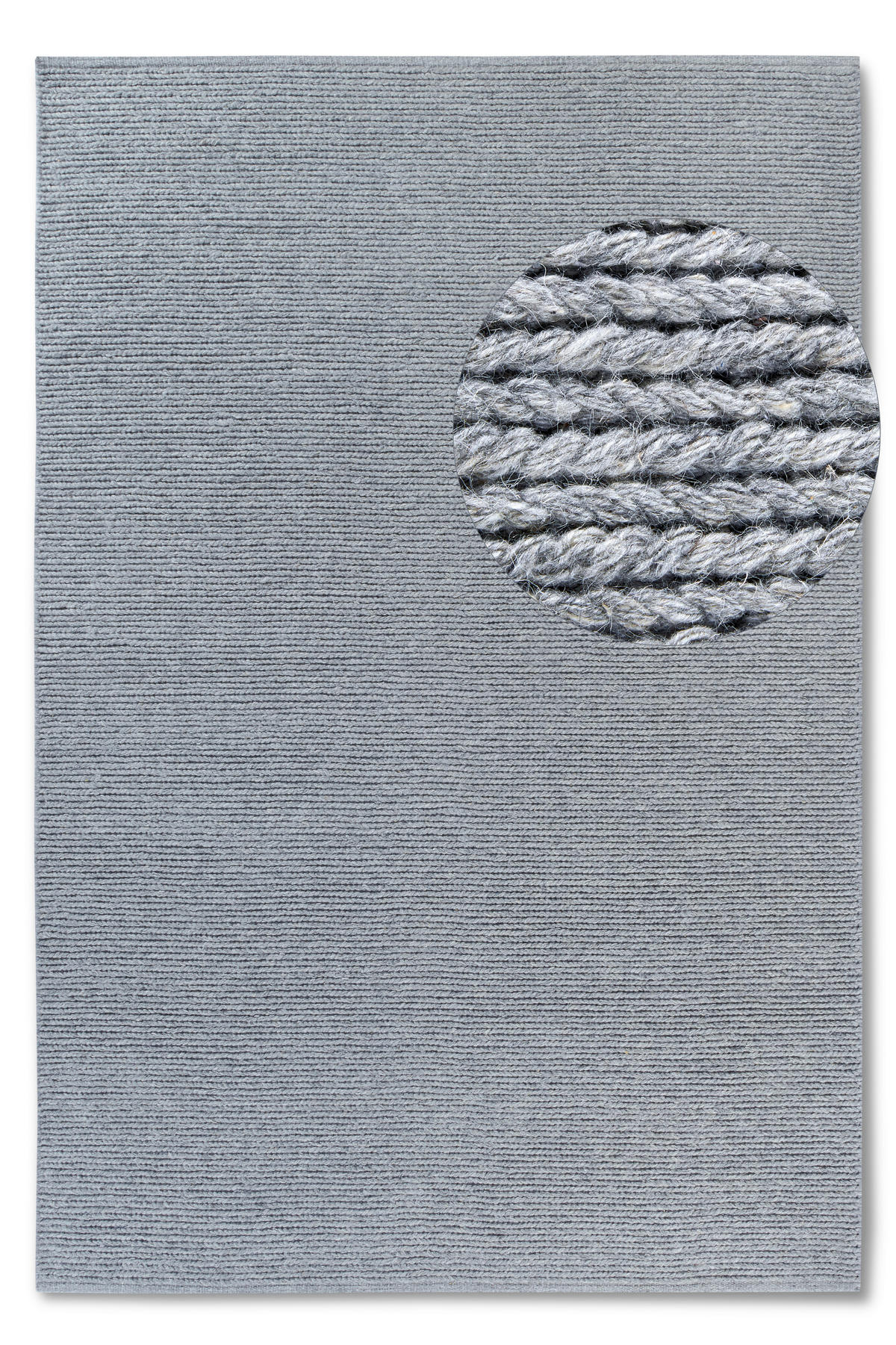 HANDWEBTEPPICH 80/150 cm Kollektion 1748 Hellgrau  - Hellgrau, Basics, Textil (80/150cm) - Villeroy & Boch