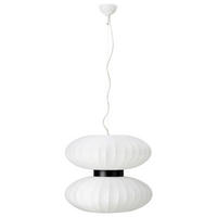 HÄNGELEUCHTE 55/47 cm  - Weiß, Basics, Textil/Metall (55/47cm) - Markslöjd