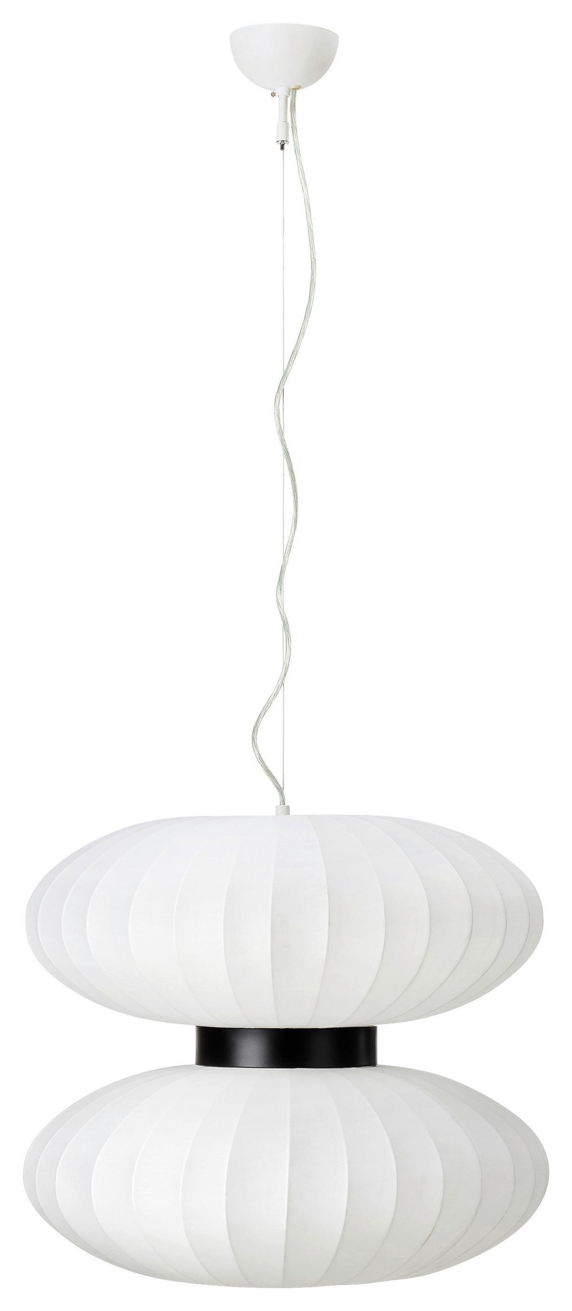 HÄNGELEUCHTE 55/47 cm  - Weiß, Basics, Textil/Metall (55/47cm) - Markslöjd