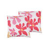 ZIERKISSENSET 2-teilig 48/48 cm  - Pink/Rot, Basics, Textil (48/48cm)