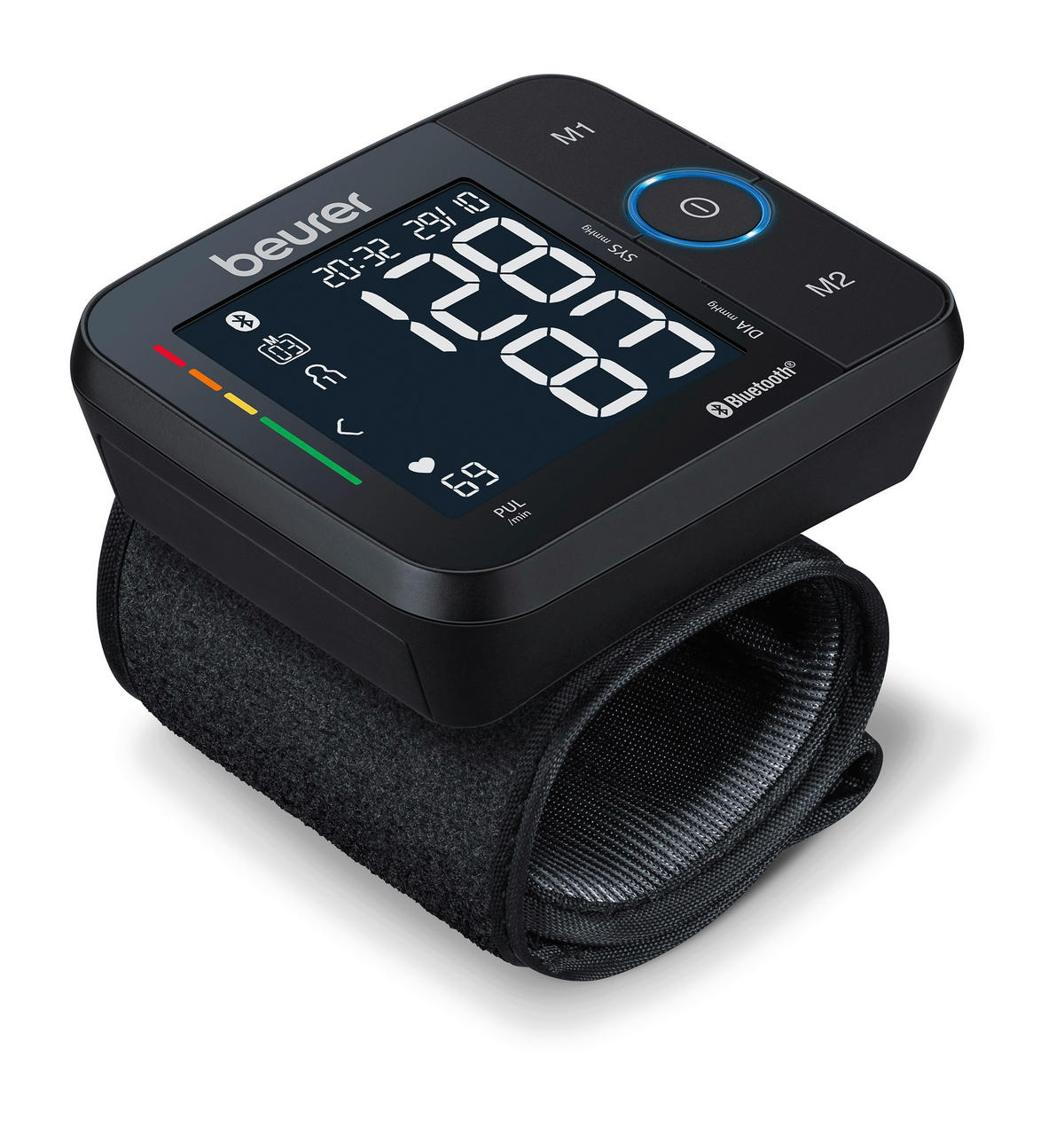 BLUTDRUCKMESSGERÄT  - Schwarz, Basics (9,6/10,9/12,4cm) - Beurer