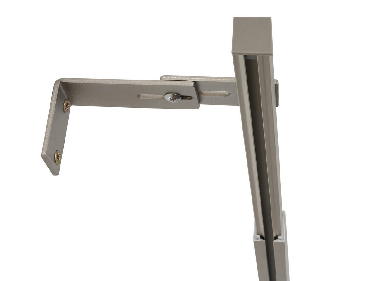 INNENLAUFSTANGENSET   - Grau Hochglanz, Design, Metall (120/11,5/4,7cm)